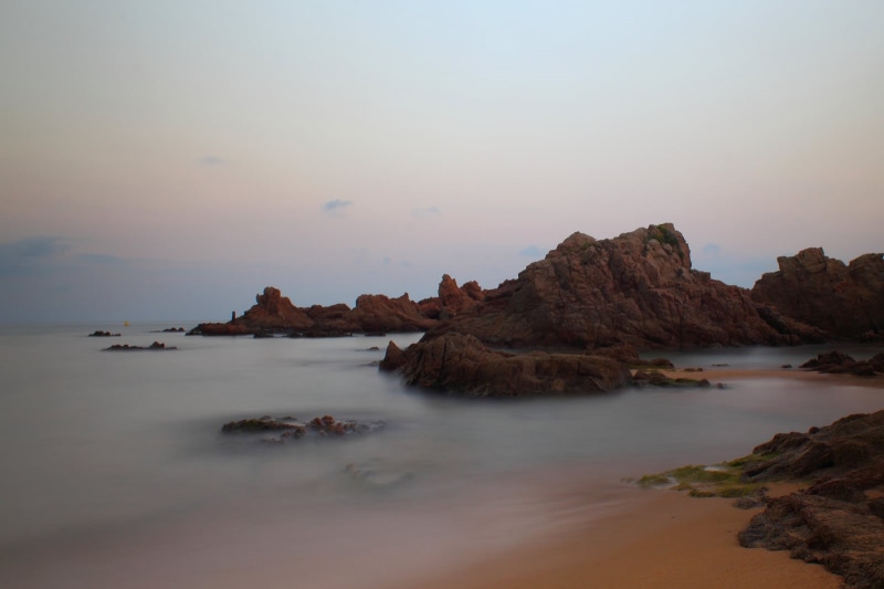 cala  Cala, Santa Cristina, coastline, block, daytime, fault, 720P, sea, mountain, rock - Object, fault block mountain, nature, Costa Brava, Lloret de Mar