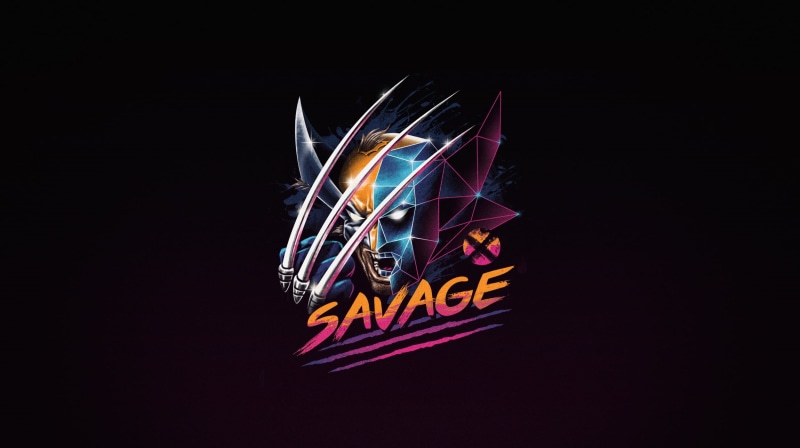 Minimalism, Vincenttrinidad, Vincent Trinidad, Background, Mutant, Savage, 1080P, Neon, Neon infused mutant, by Vincent Trinidad, Wolverine, Art, Logan
