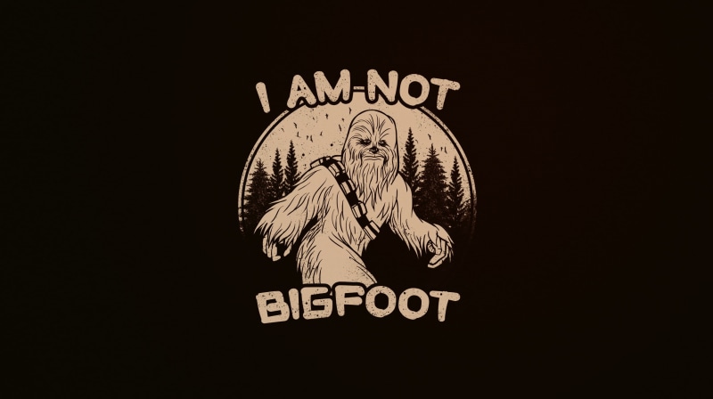 Chewie, Star Wars, Big Foot, Vincent Trinidad, by Vincent Trinidad, Art, Background, Chewbacca, by Vincenttrinidad, Chewie does look like Big foot but he is not