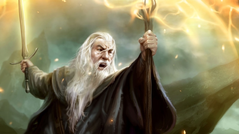 Gandalf, The Lord of the Rings, artwork, guardians of middle-earth, middleearth, rings, fantasy, art, 1080P, fantasy art, lord, guardians, abstract, hd