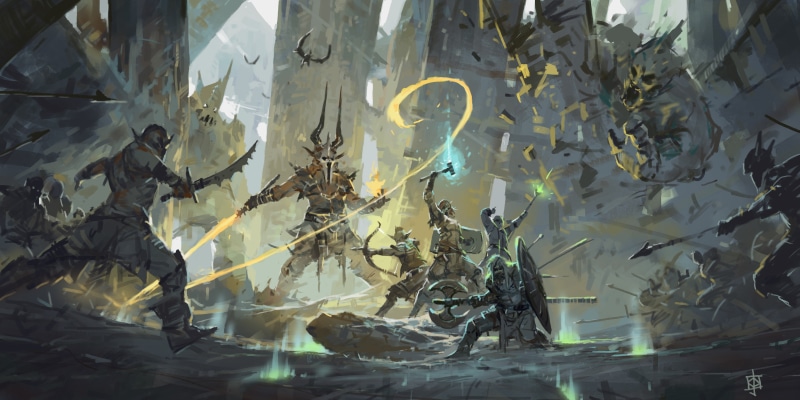 battle, art, 5K, fantasy art, fantasy, fighting