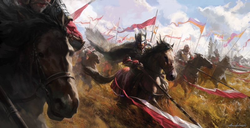 2K, mammal, Winged Hussars, pets, vertebrate, Poland, real people, celebration, Cavalry, domestic, animal themes, flag, Lithuania, horse, group of people