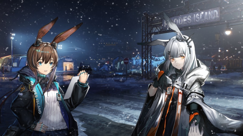 YouMu MIX, Amiya (Arknights), anime, anime girls, 2K, Arknights, Frostnova(Arknights)