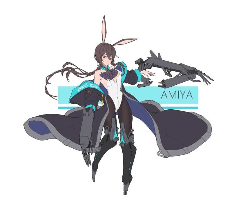 2K, Arknights, Amiya (Arknights), anime girls, kumachi