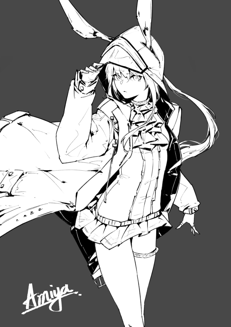 Amiya (Arknights), anime, anime girls, AreaAaron, Arknights, 2K