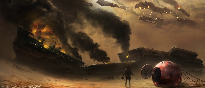 5K, accidents and disasters, sky, transportation, land vehicle, sign, digital, land, cloud - sky, explosive, warning sign, artwork, black, burning, destruction