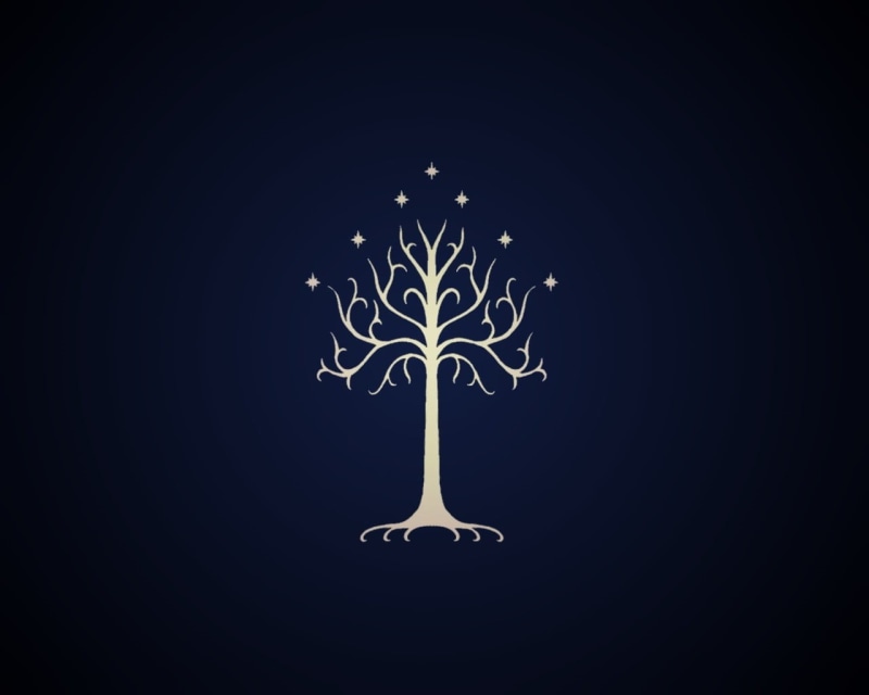trees, night, plant, no people, star - space, The Lord of the Rings, space, illuminated, food and drink, studio shot, illustration, blue background, minimalism