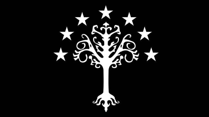 gondor, flags, lord, white, rings, tree, 1080P