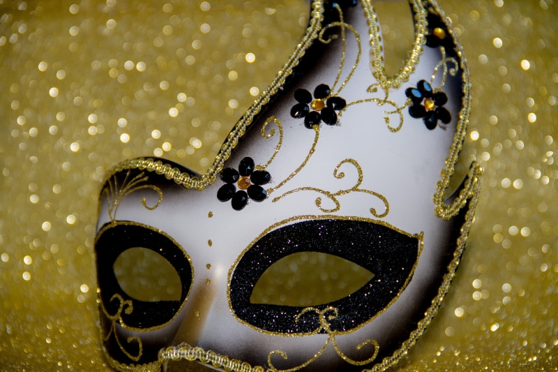 facemask, still life, ball season, floral, celebration, ornament, disguise, carnival, necklace, no people, shiny, close-up, luxury, eye mask, fool-time