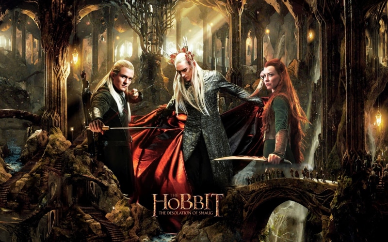 1080P, Tauriel, Orlando Bloom, Legolas, movies, elves, Lee Pace, Thranduil, THE HOBBIT: THE DESOLATION OF SMAUG, The Hobbit, Evangeline Lilly