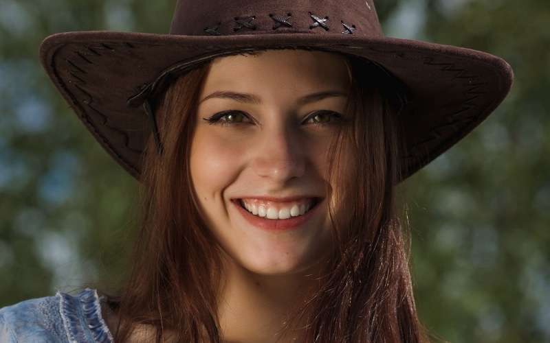 smiling, toothy smile, face, 2K, headshot, open mouth, human face, real people, teenager, dimple, young women, happiness, beautiful woman, Isabella, brunette