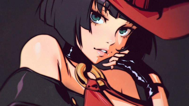 fashion model, beautiful woman, young women, 1080P, women, glasses, human face, hairstyle, ilya kuvshinov drawing cowboy hats guilty gear i no guilty gear