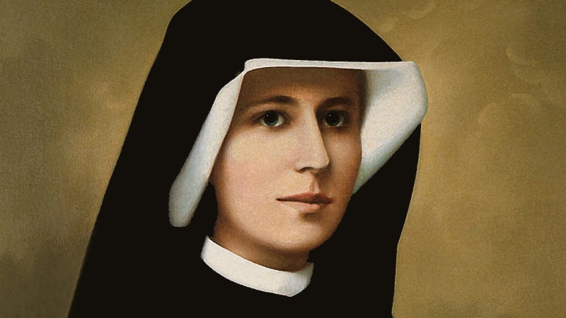 1080P, nun, young adult, st faustina, indoors, faustina, portrait, headshot, clothing, serious, adult, contemplation, human body part, saint sister faustina