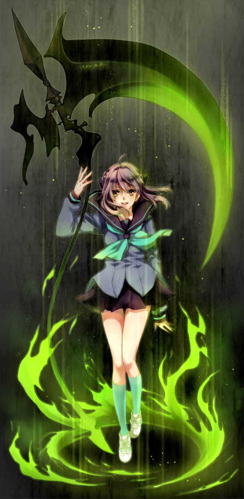 portrait, full length, swimming pool, anime girls, 2K, nature, hair, clothing, holding, Hiiragi Shinoa, sea, green color, underwater, adult, beautiful woman