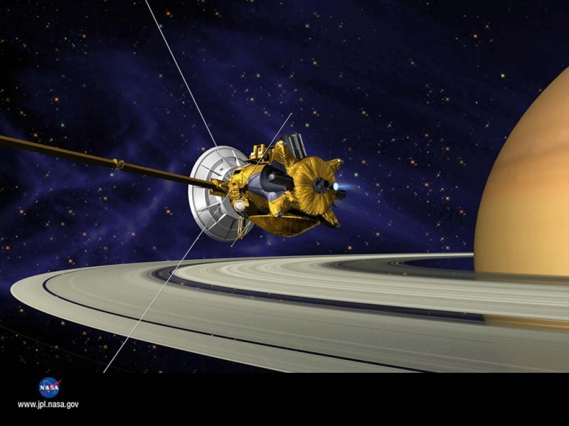 exploration, galaxy, Saturn, planetary rings, gray, 480P, orbiting, space exploration, satellite, nature, illustration, satellite dish, solar system, gold