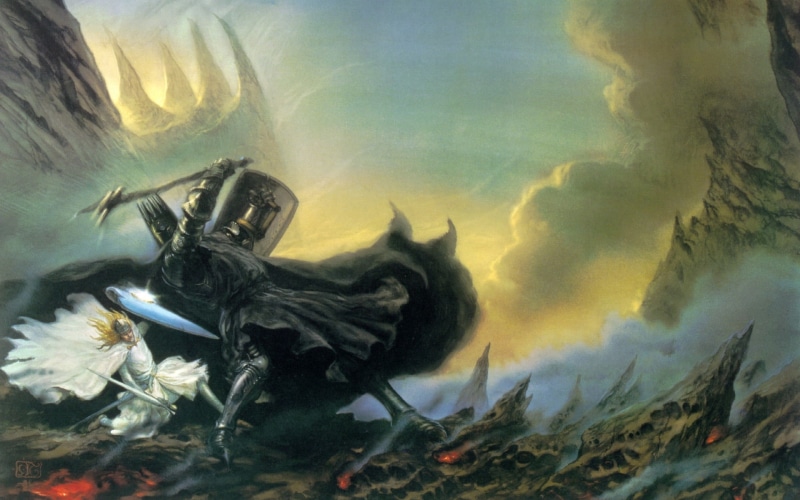 2K, J, artwork, The Silmarillion, tolkien, r