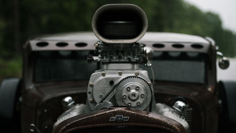 number, grey, turbocharger, history, focus on foreground, no people, Chevrolet, the past, travel, depth of field, transportation, wheels, mode of transportation