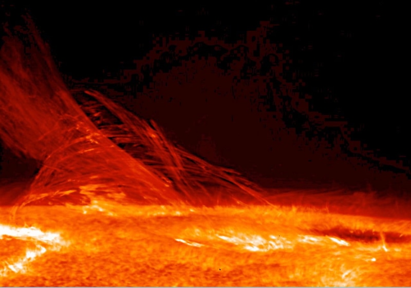 prominence, aviation, star - space, space travel, astronautics, motion, fireball, hot, no people, fire, sky, 720P, abstract, orange color, heat - temperature