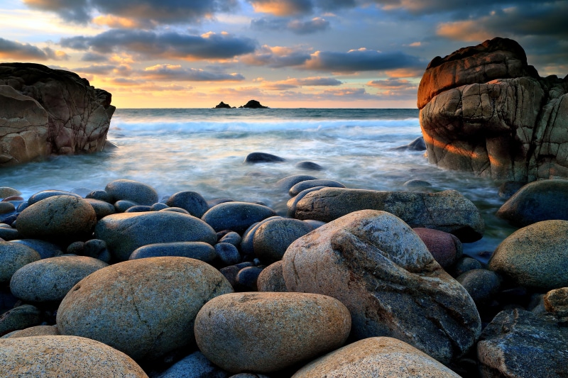 geology, gray, wave, water, rock - Object, rocks, 5K, nature, landscape, stones, body of water, sky, scenics, cove, beach, beside, body, brown, Cornwall