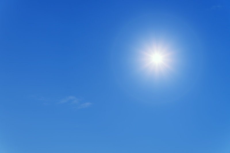 brightly lit, tranquility, warm, luminosity, no people, partly cloudy, scenics - nature, cloud - sky, blue, abstract, oxygen, backgrounds, hot, atmosphere