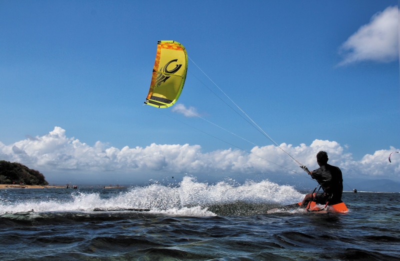 outdoors, one person, surfer, surfboard, water, kiteboarding, men, aquatic sport, holiday, beach, leisure activity, recreation, wave, wind, 4K, seashore