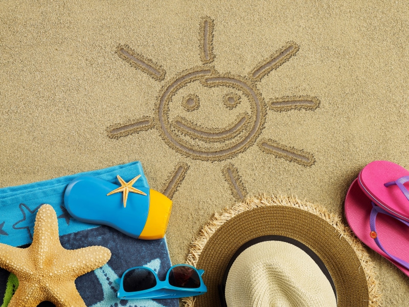 5K, summer, sun, vacation, beach, sand, glasses, starfish, accessories, hat, stay, slates