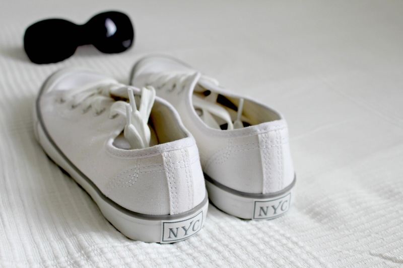 high angle view, hip, summer, pair, fashion, accessory, Glasses, sporty, close-up, canvas shoe, clothing, white, utensil, style, white color, eye protection
