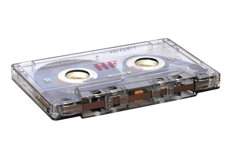 vintage, plastic, studio shot, sony, cut out, technology, cassette, no people, 4K, retro, music, Cassette, antique, audio, Compact, tap, magnetic, tape