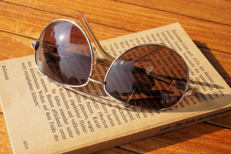brown, glasses, accessory, wood - material, communication, publication, literature, summer, shape, paper, board, newspaper, darken, personal accessory