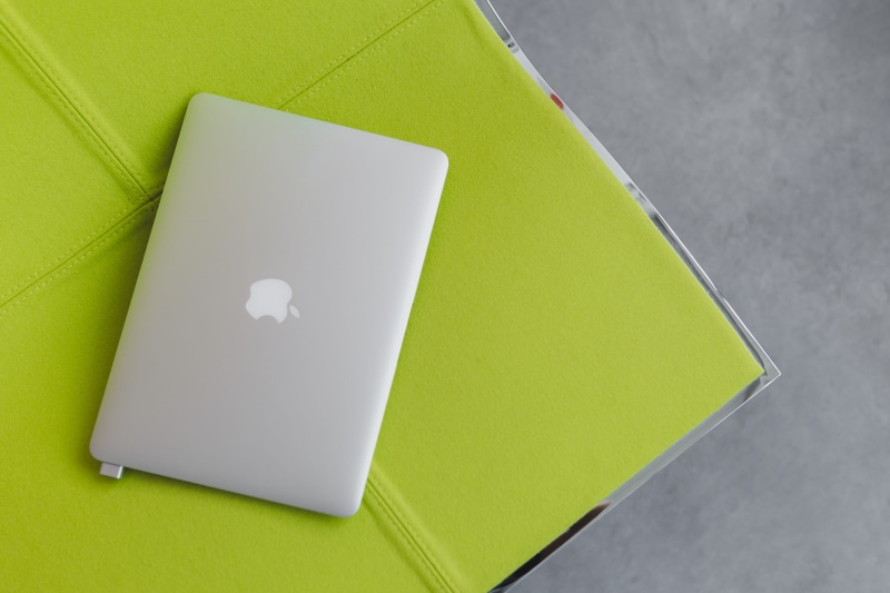 lime, paper, computer, adhesive note, 4K, office supply, book, view, laptop, high angle view, reminder, note pad, indoors, office, macbook, chair, green