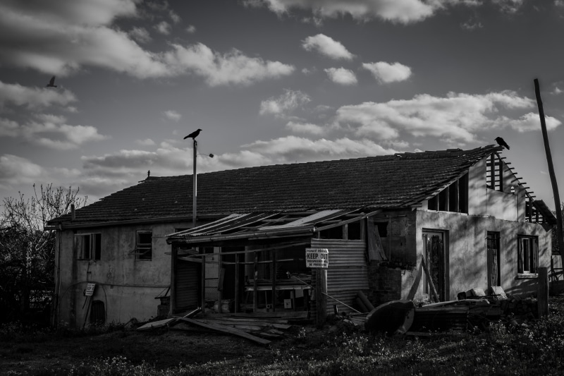 5K, atmosphere, bad condition, dark, damaged, horror, architecture, mystical, obsolete, abandoned, sky, old, ruined, nature, death, built structure, residential district