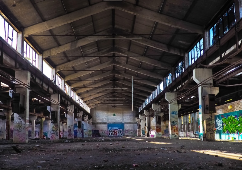 graffiti, rusty, weathered, break up, decline, ruined, industrial plant, dark, ceiling, transience, Factory, destruction, the way forward, industry, mystical