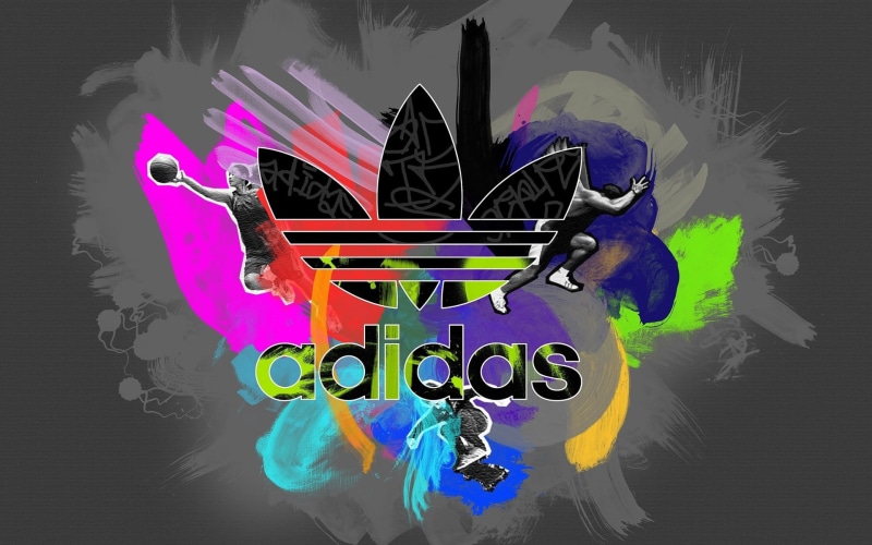 1080P, football, adidas, colorful, basketball, logo, sport, colors