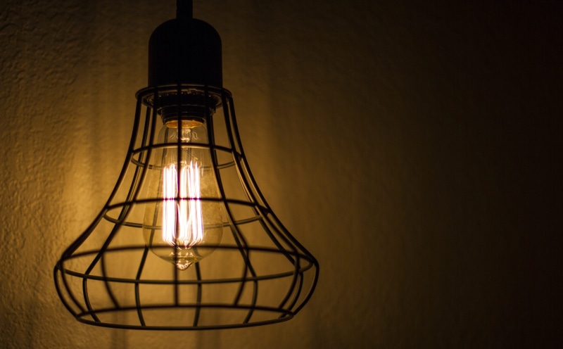 dark, black background, copy space, electricity, metal, filament, lamp, light bulb, technology, bright, electric light, no people, illuminated, wall, luminescence