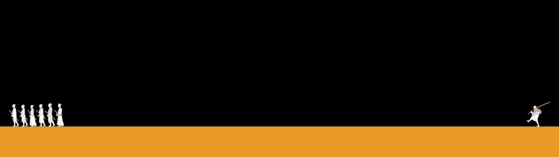 standing, 4K, studio shot, two people, people, indoors, unrecognizable person, dark, shadow, cut out, artwork, yellow, flag, architecture, multiple display