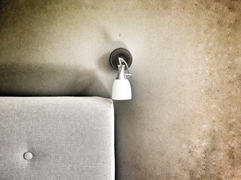 high angle view, wall - building feature, electricity, domestic room, light, close-up, indoor, contemporary, simplicity, luxury, convenience, electric lamp