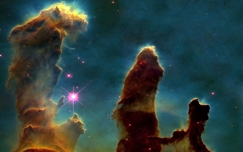 hd, art, deep, aircraft, hubble, outer, creation, outer space, space, x, pillars, 1080P