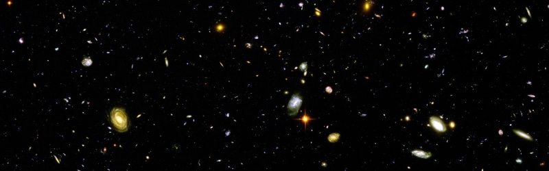 4K, black background, illuminated, luminosity, outdoors, Hubble Deep Field, dark, backgrounds, green color, space, nature, star - space, galaxy, night