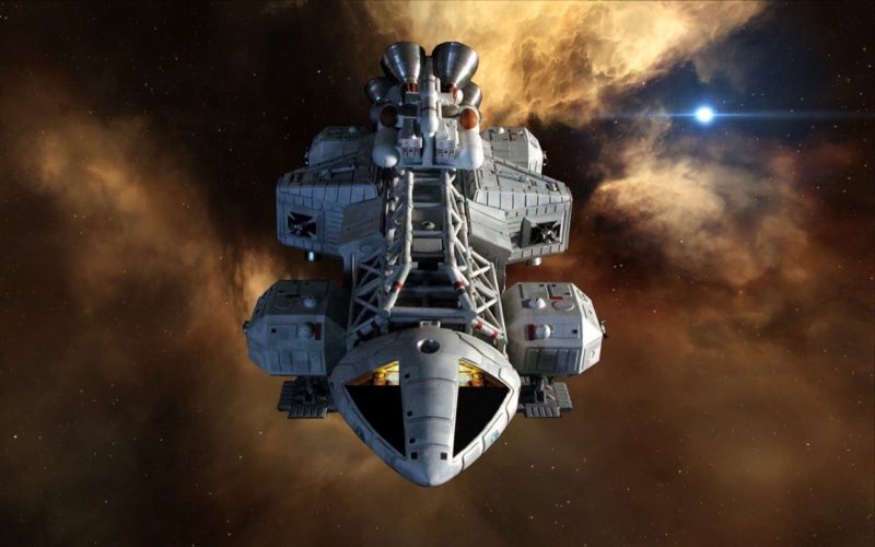 Space 1999, Sci Fi, TV Show, Space, Nebula, 1080P, Eagle
