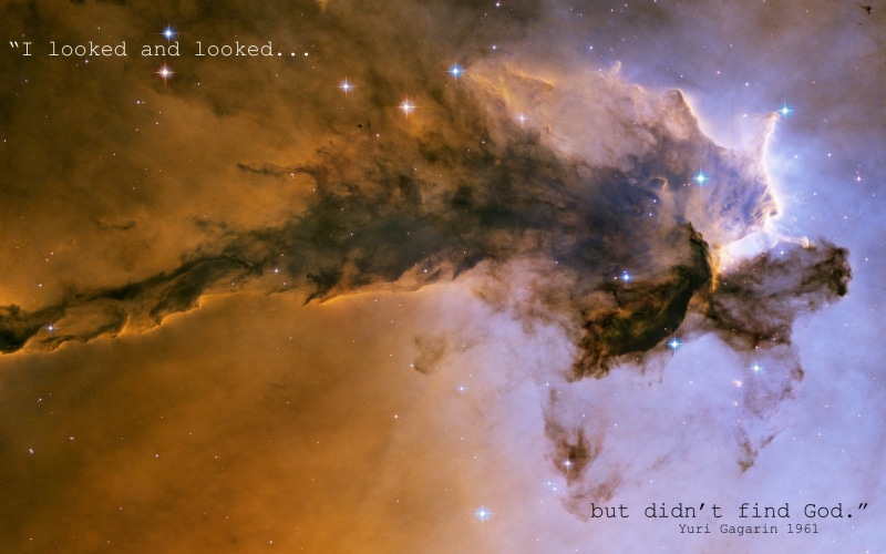 space, nebula, outer, 1080P, atheism, Yuri, stars, quotes, eagle, Gagarin