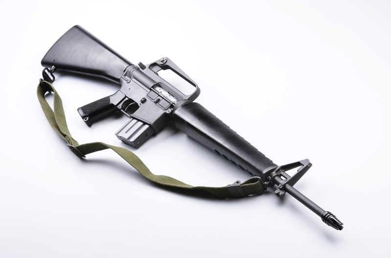 weapons, rifle, automatic, 1080P, M16