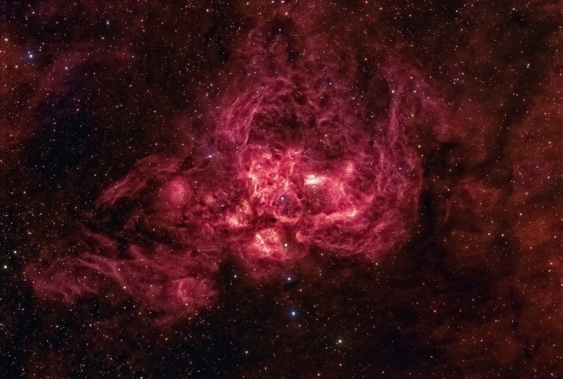 Stars, Space, Nebula in Scorpio, NGC 6357, 1080P, Emission