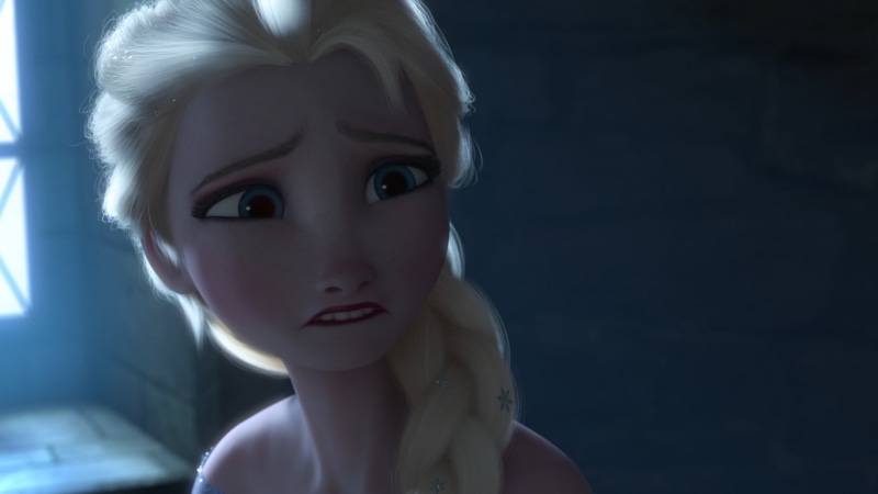 women, young women, contemplation, indoors, adult, looking, frozen, one person, teenager, hair, portrait, Princess Elsa, front view, animated movies, headshot