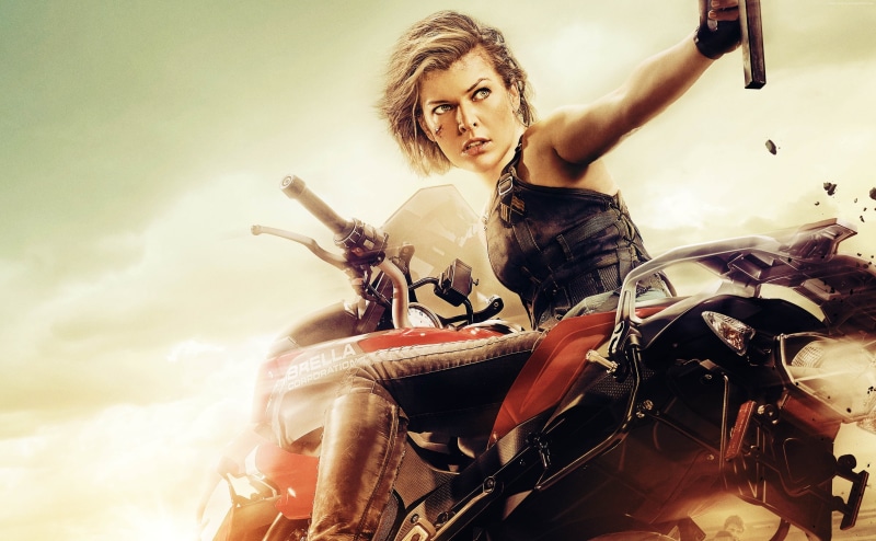 Milla Jovovich, 4K, best movies, Resident Evil: The Final Chapter, guns