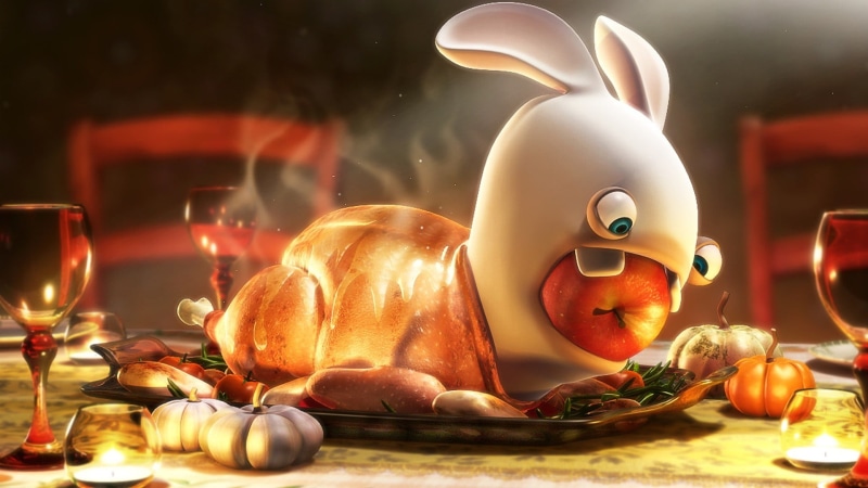 dinner, food and drink, CGI, holiday - event, candle, indoors, still life, decoration, roasted, meat, healthy eating, religion, illuminated, render, digital art