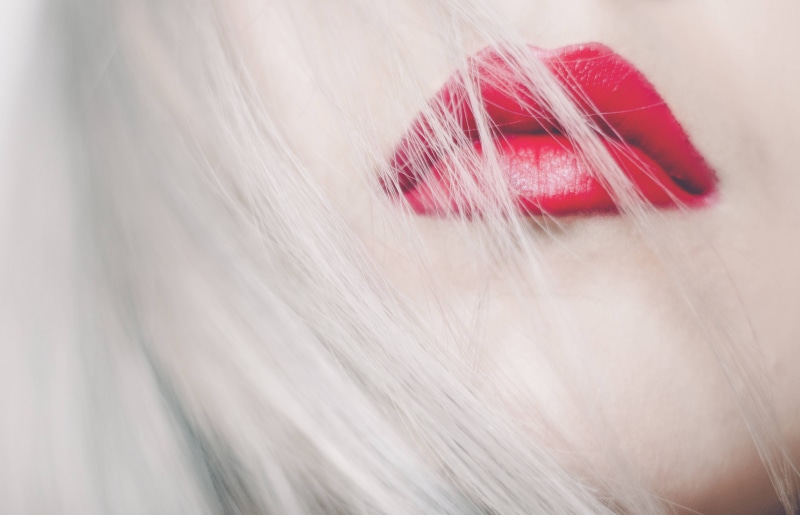beauty, human hair, people, women, white hair, make-up, girl, red, model, human lips, human face, 5K, human body part, beautiful people, makeup, hairstyle