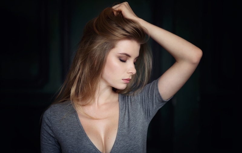 young, dream, portrait, Girl, dress, blonde, look, zolotoira, bust, 2K, perfect, face, wonderful, Irina Popova, closeup, clothing, holiday, indoor, sweetheart