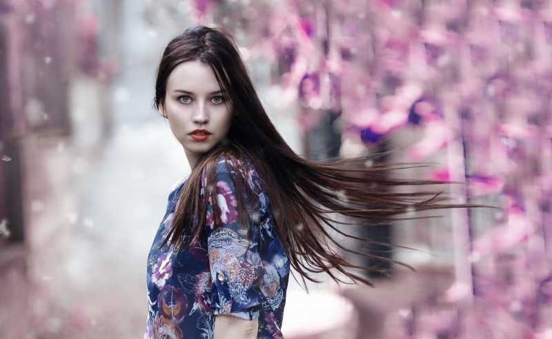 2K, beauty, one person, young women, adult, portrait, model, focus on foreground, young adult, face, brown hair, contemplation, long hair, Alessandro Di Cicco