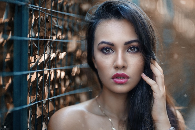 Alessandro Di Cicco, beauty, real people, eyes, headshot, women, legs, young adult, make-up, black hair, portrait, long hair, human face, hair, young women