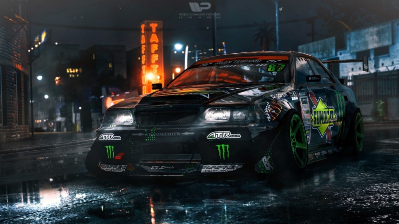 1080P, car, Toyota Mark II, Kalyan Polischuk, vehicle, artwork, Need for Speed, Toyota
